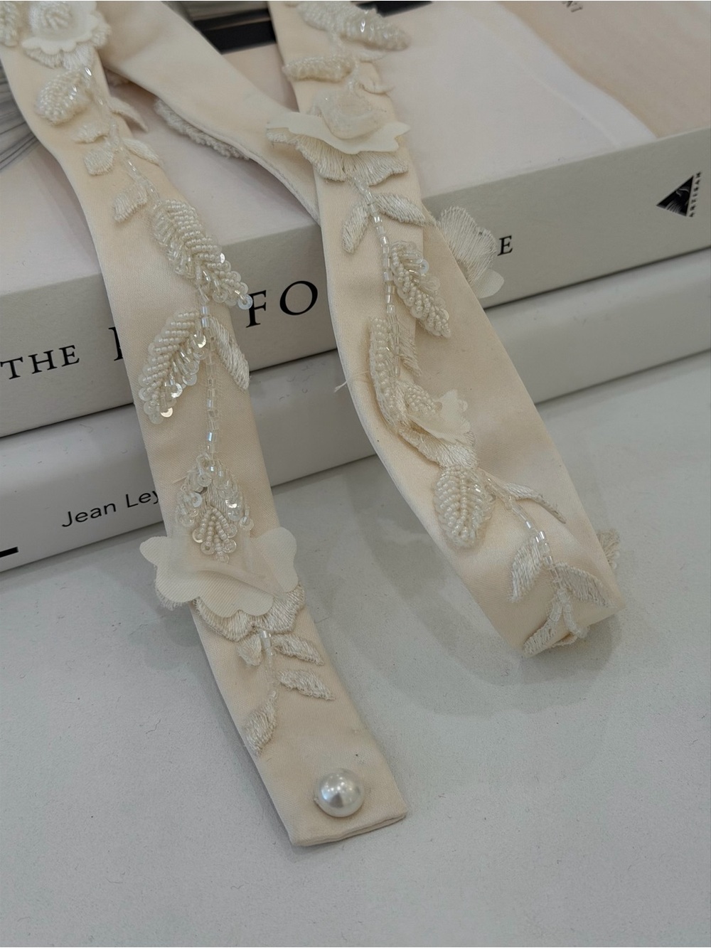 Alexandra Grecco Embroidered Bridal Sash